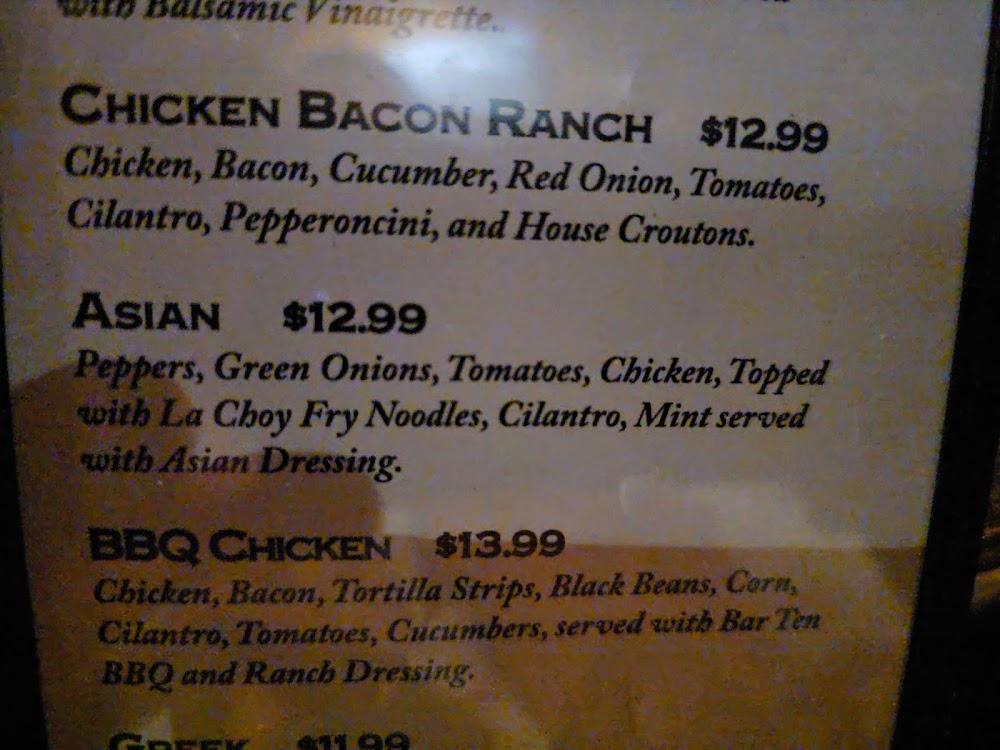 Bar Ten Menu image 2